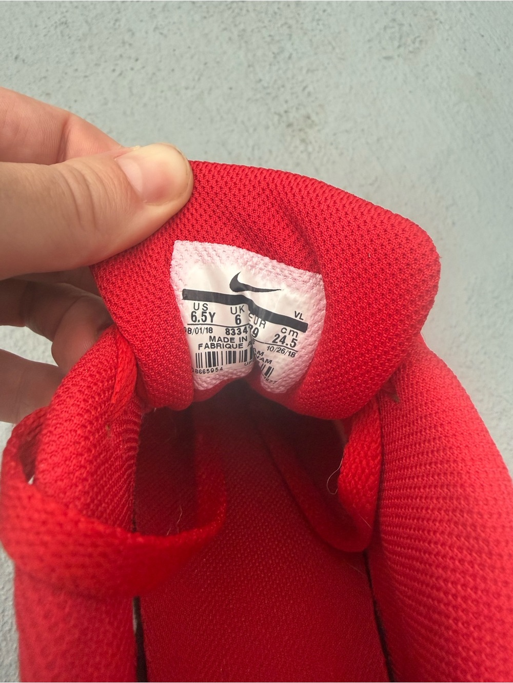Nike All-Red Air Max Sneakers - Picture 5 of 5